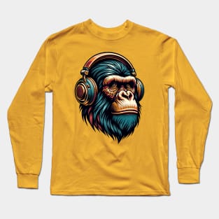 DJ Gorilla Long Sleeve T-Shirt